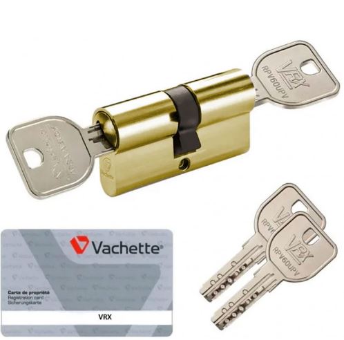 Serrurier Lyon 2 3 Cylindre de sécurité Vachette VRX, barillet 30x40 débrayable pour une protection optimale des serrures.