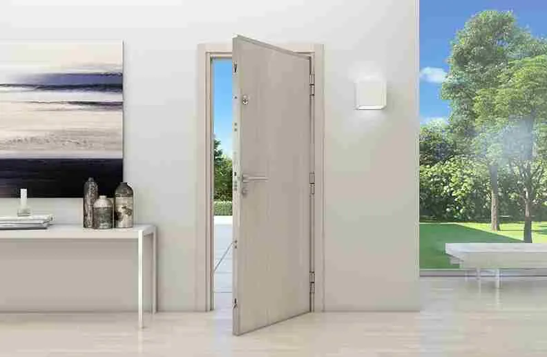 Serrurier Meyzieu 4 Serrurier Meyzieu: ouverture de porte et pose de porte blindée dans une maison moderne à Meyzieu, vue sur jardin..