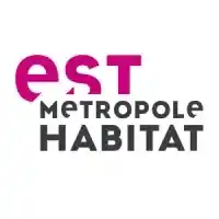 Serrurier Meyzieu 6 Logo Est Métropole Habitat, collaboration avec Serrurier Meyzieu pour la sécurisation et l’entretien des logements à Meyzieu.