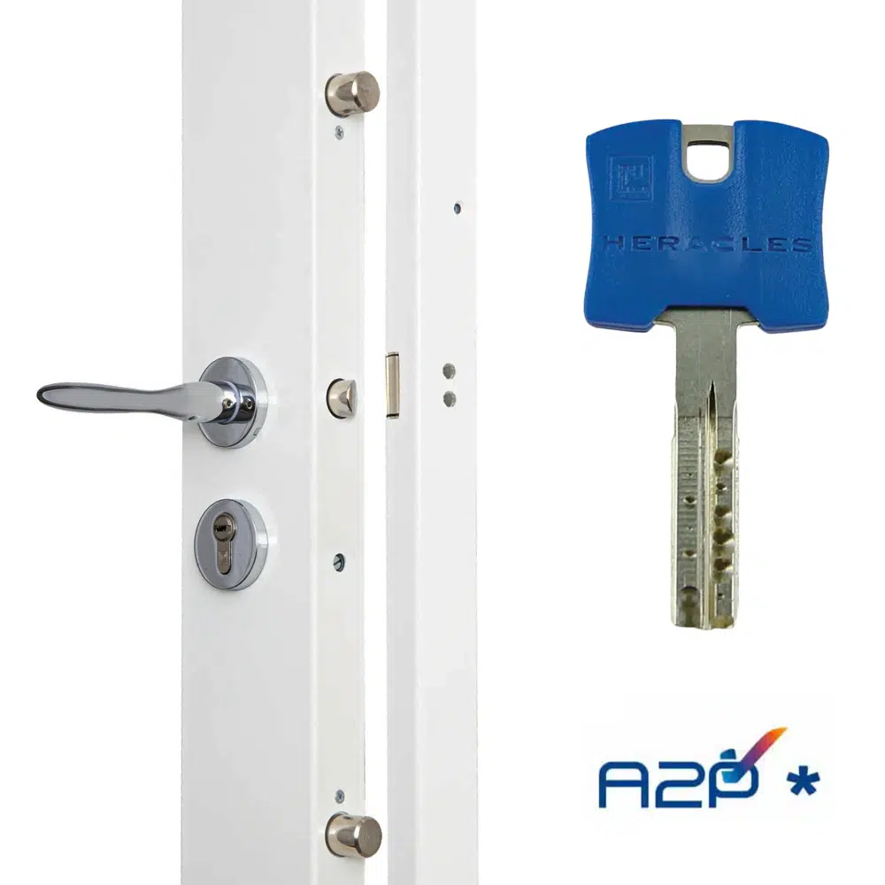 Serrure multipoints certifiée A2P1 Pose de serrure carénée heracles 5 points A2P1 à Lyon – multipoints